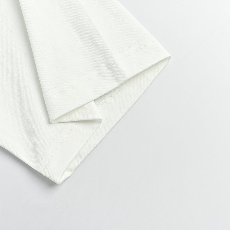 Gucci Ivory Heritage Label Graphic Tee