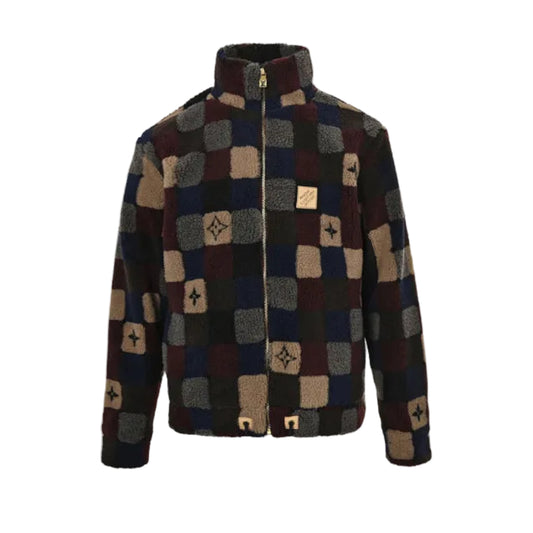 Louis Vuitton  Damier Sherpa Zip Jacket – Multi