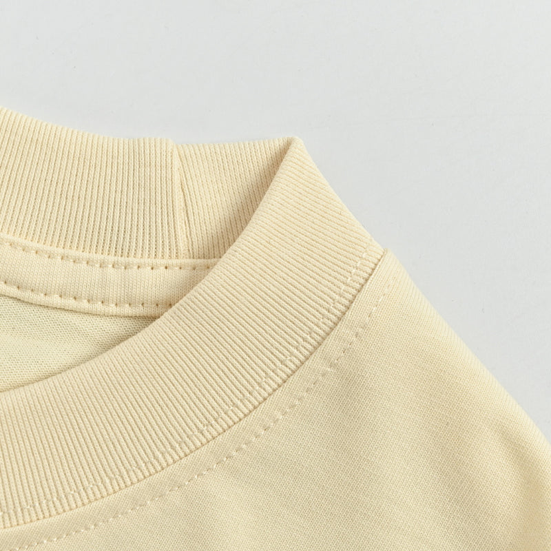 Gucci Butter Yellow Black Kitten Bow Brushstroke Graphic Tee