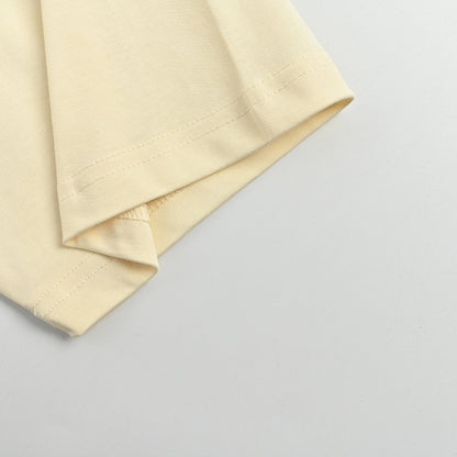 Gucci Butter Yellow Circus Pony Watercolor Graphic Tee