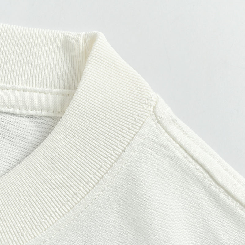 Gucci White Red Double-G Embroidered Tee