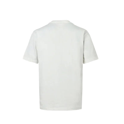 Gucci White Red Double-G Embroidered Tee