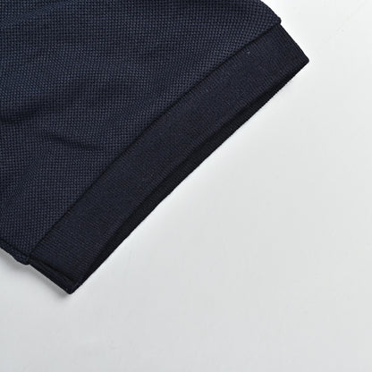 Gucci Navy Stripe-Collar Piqué Polo Shirt