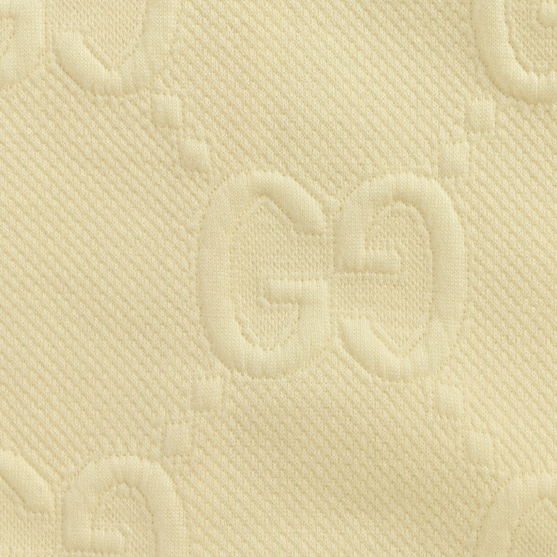 Gucci Ivory Heavyweight Hooded Full-Zip Jacket with Shoulder Heritage Stripe