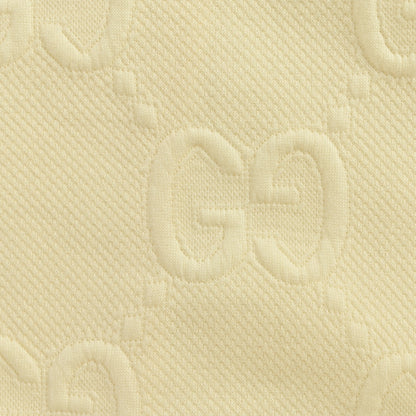 Gucci Ivory Heavyweight Hooded Full-Zip Jacket with Shoulder Heritage Stripe