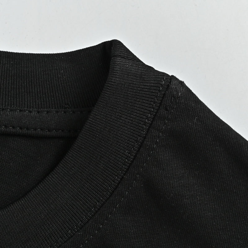 Gucci Black Tonal Knight Crest Graphic Tee