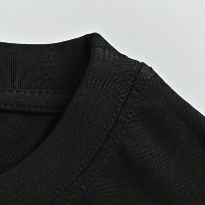 Gucci Black Tonal Knight Crest Graphic Tee