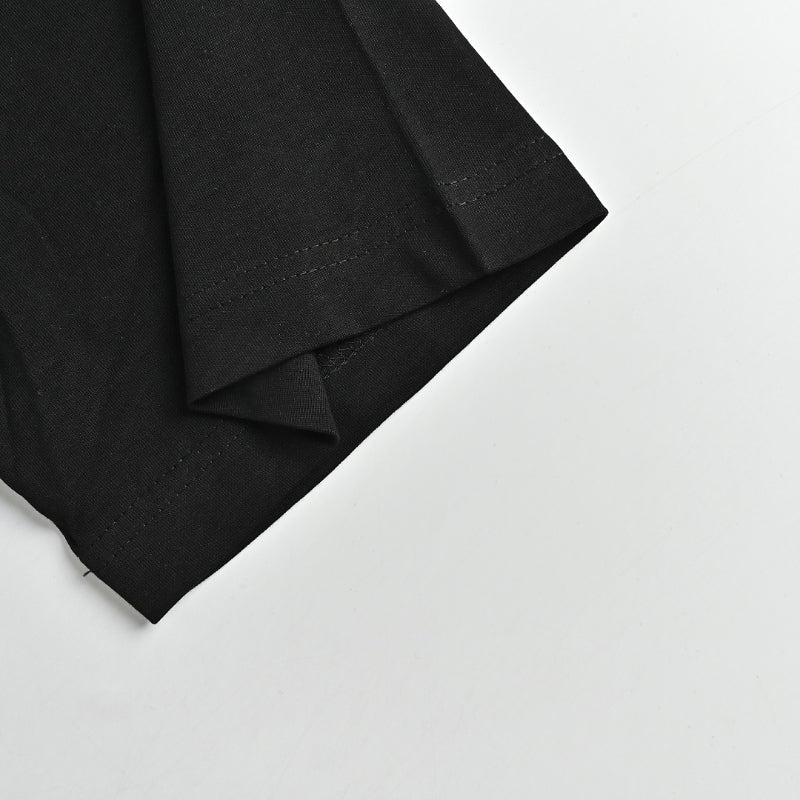 Gucci Black Tonal Knight Crest Graphic Tee