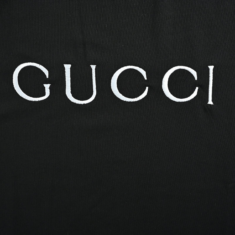 Gucci Black Serif Wordmark Tee
