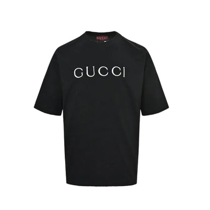 Gucci Black Serif Wordmark Tee