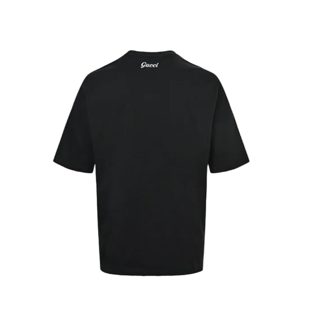 Gucci Black Serif Wordmark Tee