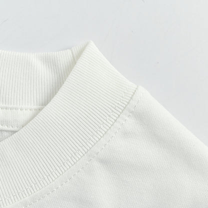 Gucci White Serif Wordmark Tee