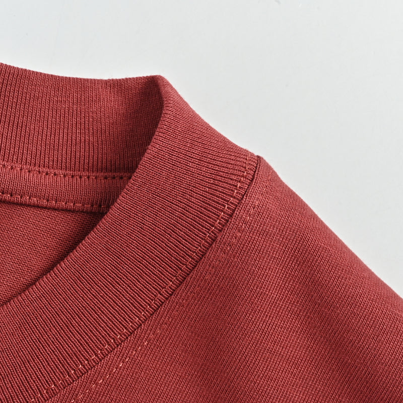 Gucci Brick Red Serif Wordmark Tee
