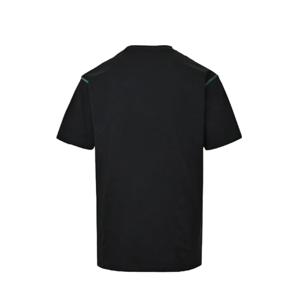 Gucci Black Embroidered Circle-Crest Tee