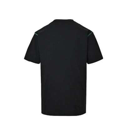 Gucci Black Embroidered Circle-Crest Tee