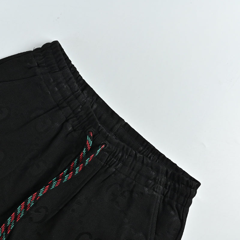 Gucci All-Over Monogram Print Shorts – Black
