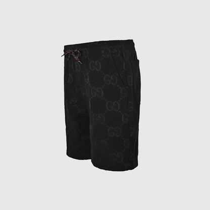 Gucci All-Over Monogram Print Shorts – Black
