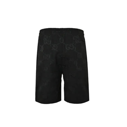 Gucci All-Over Monogram Print Shorts – Black