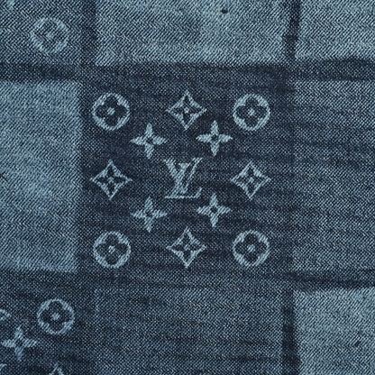 Louis Vuitton Monogram Patchwork Denim Shorts — Indigo