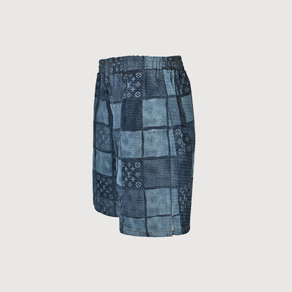 Louis Vuitton Monogram Patchwork Denim Shorts — Indigo