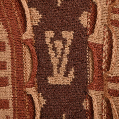 Louis Vuitton Archive Mix Jacquard Quarter-Zip Knit – Caramel Brown