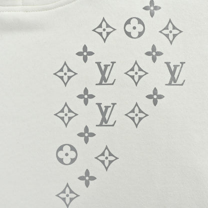 Louis Vuitton Monogram Diamond Scatter Embroidery Hoodie – Cream