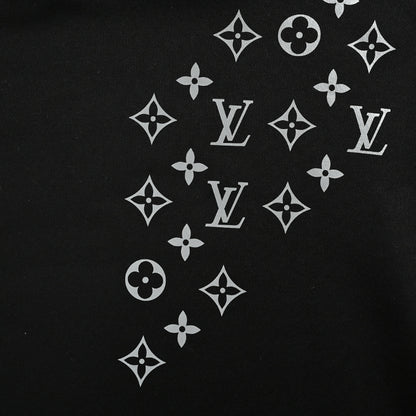 Louis Vuitton Monogram Diamond Scatter Embroidery Hoodie – Black