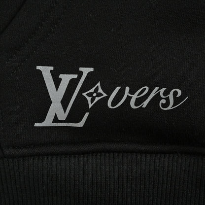 Louis Vuitton Monogram Diamond Scatter Embroidery Hoodie – Black