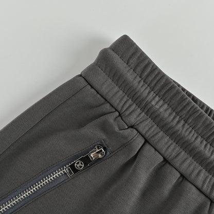 Louis Vuitton Zip Pocket Slim Joggers — Olive Grey
