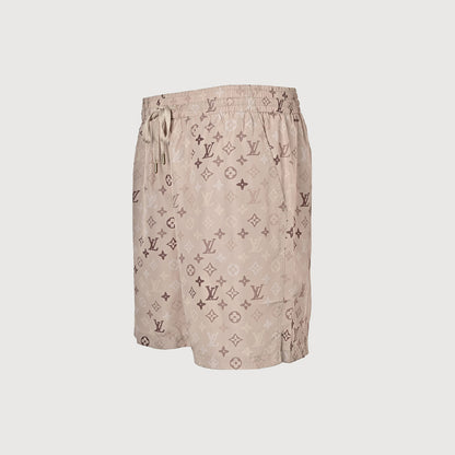 Louis Vuitton Monogram Silk-Touch Swim Shorts — Blush
