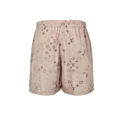 Louis Vuitton Monogram Silk-Touch Swim Shorts — Blush