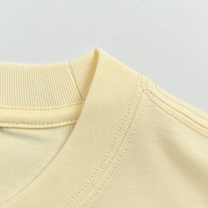 Gucci Butter Yellow Schnauzer Watercolor Graphic Tee