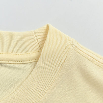 Gucci Butter Yellow Schnauzer Watercolor Graphic Tee