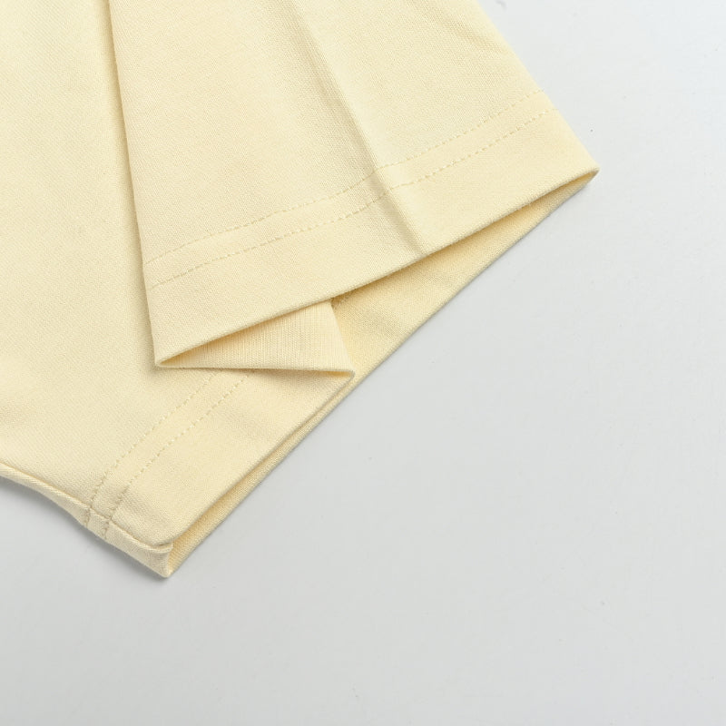 Gucci Butter Yellow Schnauzer Watercolor Graphic Tee