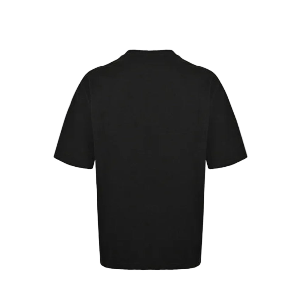 Gucci Black Stripe Ribbon Cartoon Bunny Serif Wordmark Graphic Tee