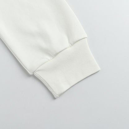 Louis Vuitton Tonal Back Print Mock Neck Sweatshirt – Cream
