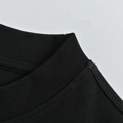Louis Vuitton Tonal Back Print Mock Neck Sweatshirt – Black