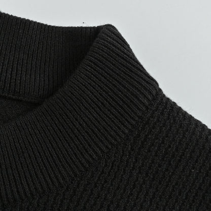 Louis Vuitton  Monogram Belt Emblem Turtleneck Sweater – Black