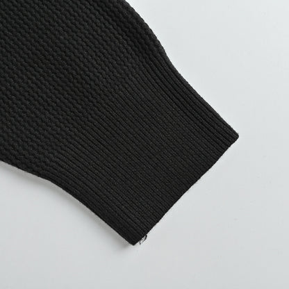 Louis Vuitton  Monogram Belt Emblem Turtleneck Sweater – Black