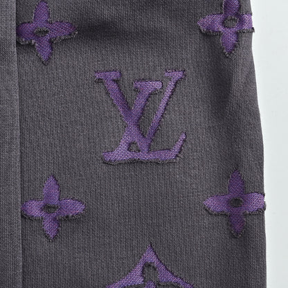 Louis Vuitton Monogram Side-Stripe Cargo Shorts — Charcoal