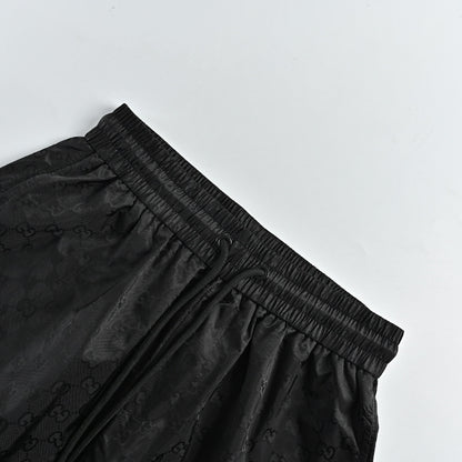 Gucci All-Over Monogram Swim Shorts – Black