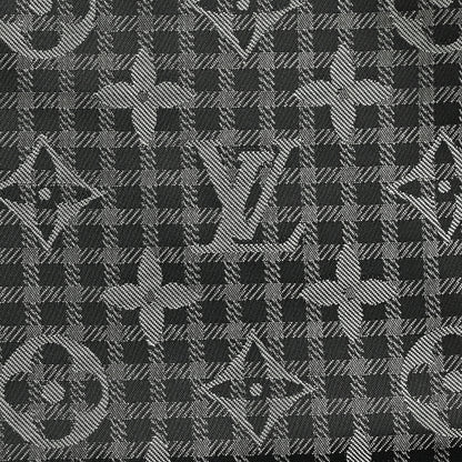 Louis Vuitton Monogram Plaid Print Swim Shorts — Charcoal