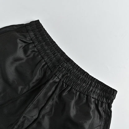 Louis Vuitton Monogram Tonal Swim Shorts — Black