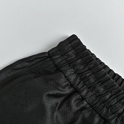 Louis Vuitton Monogram Tonal Swim Shorts — Black