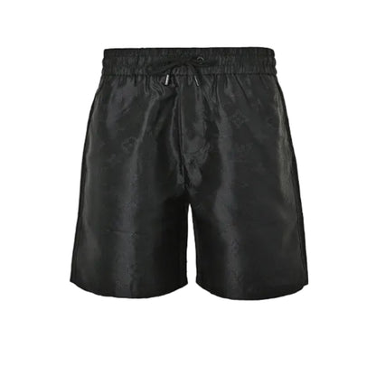 Louis Vuitton Monogram Tonal Swim Shorts — Black