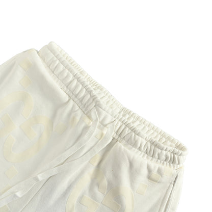 Gucci Solid Fleece Shorts – Cream
