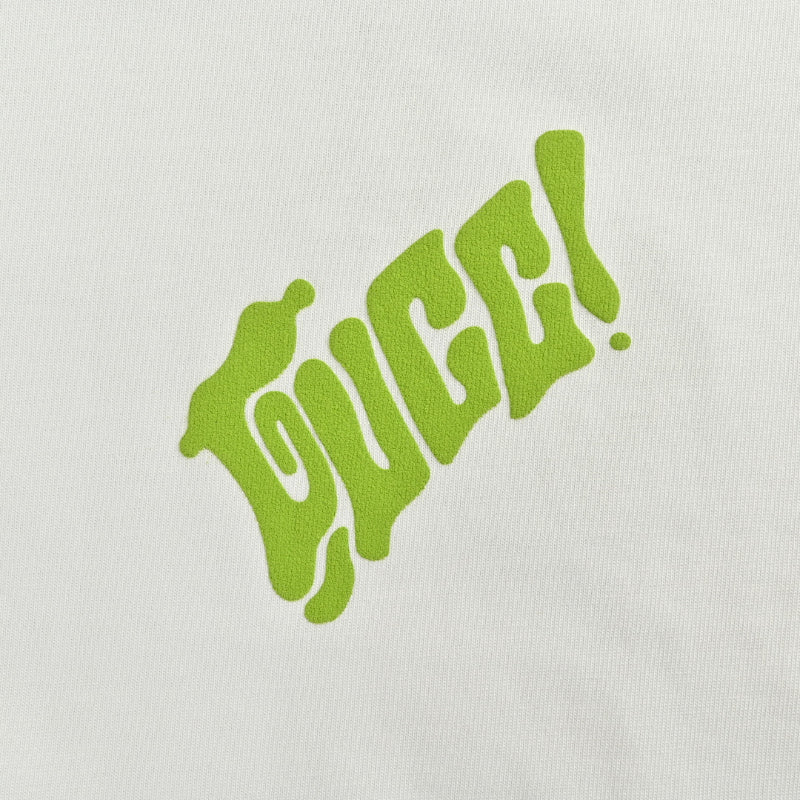 Gucci Off-White All-Over Neon Green Graffiti Logo Heavyweight Tee