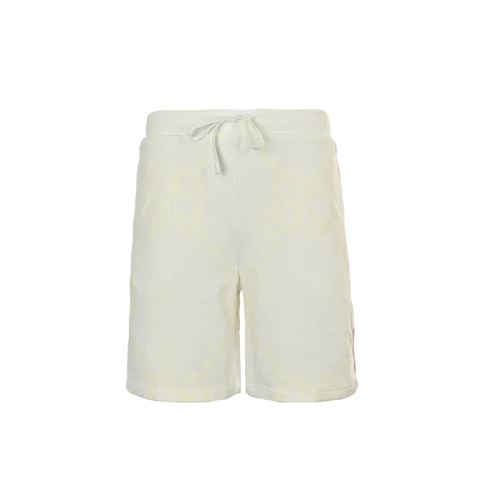 Gucci Solid Fleece Shorts – Cream