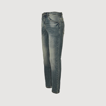 Louis Vuitton Heavy Wash Slim Jeans — Vintage Blue Grey