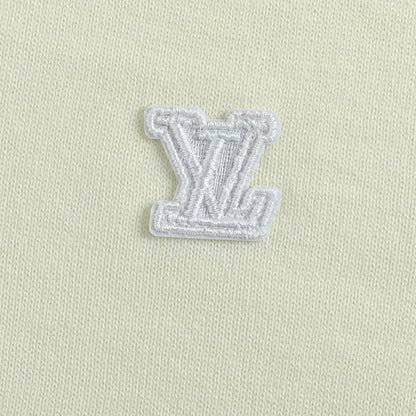 Louis Vuitton Tonal Logo Turtleneck Knit Top – Cream